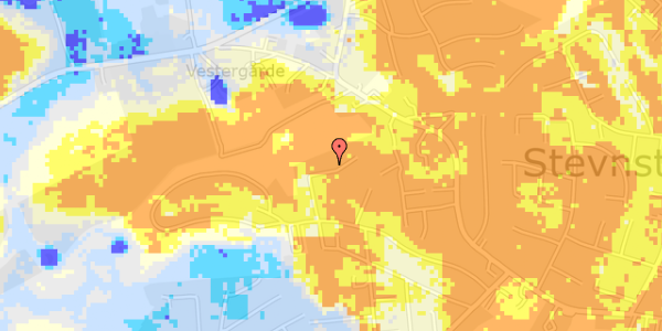 Ekstrem regn på Trejgaardsvej 15