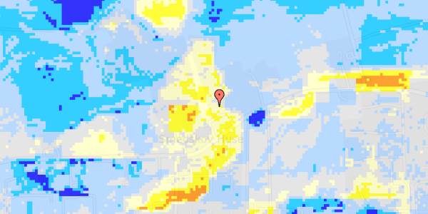 Ekstrem regn på Smedeskovvej 89