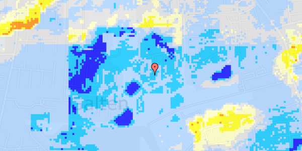 Ekstrem regn på Baastrup Lund 53