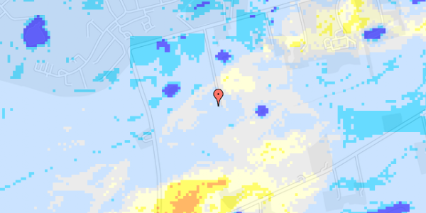 Ekstrem regn på Nordlige Bjergevej 19