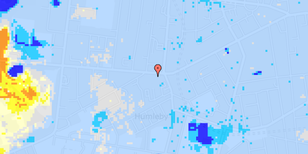 Ekstrem regn på Vesterbrogade 147, 6. 