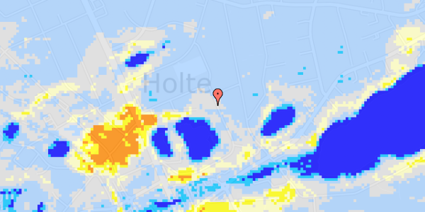 Ekstrem regn på Morlenesvej 33