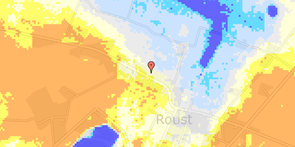 Ekstrem regn på Roustvej 183