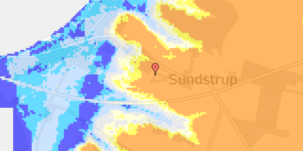 Ekstrem regn på Sundbakken 8