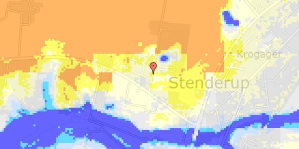 Ekstrem regn på Møllebakkevej 3