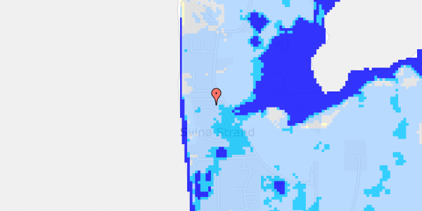 Ekstrem regn på Soløje Strandvej 10