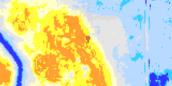 Ekstrem regn på Guldagervej 184