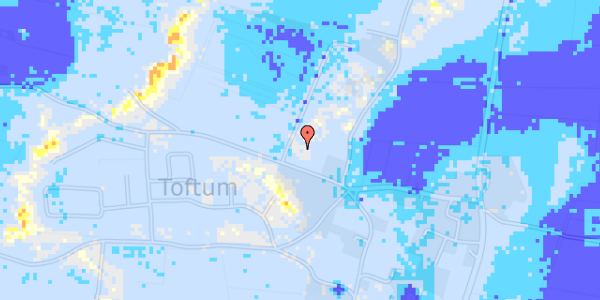 Ekstrem regn på Thadesvej 16