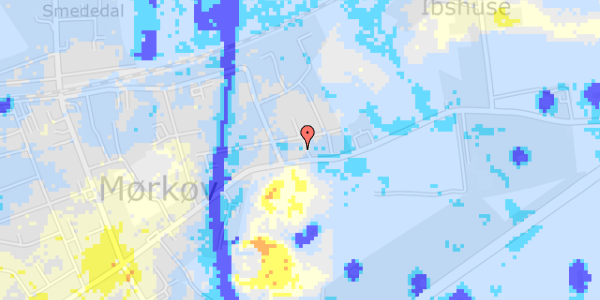 Ekstrem regn på Holbækvej 277A