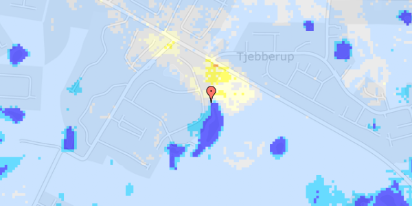 Ekstrem regn på Oldhøjen 42