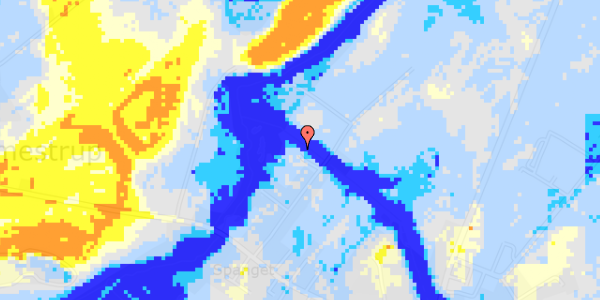 Ekstrem regn på Spanget 29