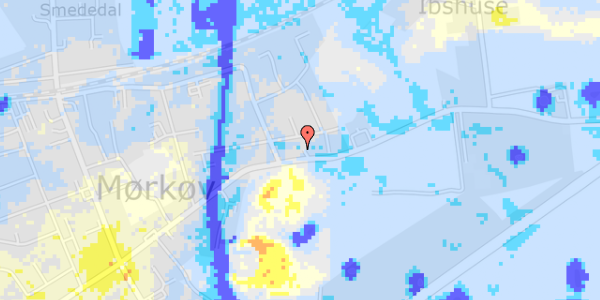 Ekstrem regn på Holbækvej 277B