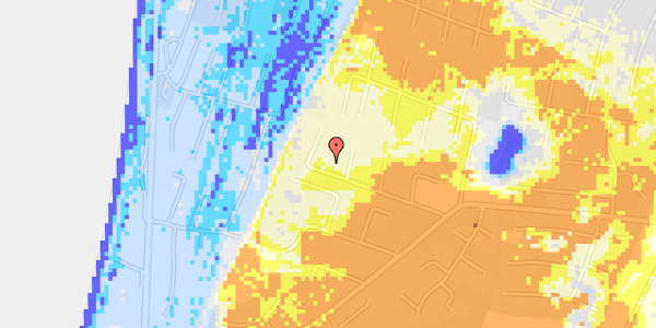 Ekstrem regn på Marionsvej 38