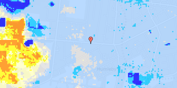 Ekstrem regn på Vesterbrogade 169