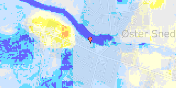 Ekstrem regn på Lindvedvej 12A