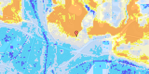 Ekstrem regn på Lille Grundet Hulvej 19