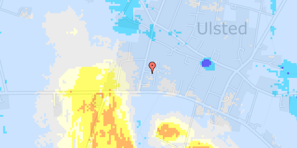 Ekstrem regn på Mellergårdsvej 2B