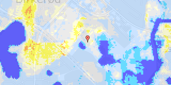 Ekstrem regn på Søndervangen 56B, 1. k2