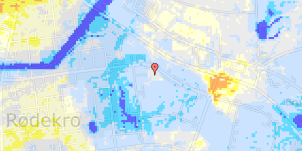 Ekstrem regn på Østergade 60