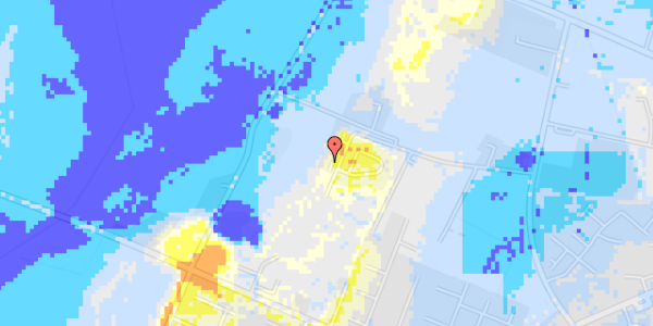 Ekstrem regn på Lodsholmvej 32