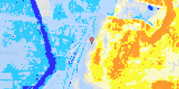 Ekstrem regn på Gammel Gugvej 21