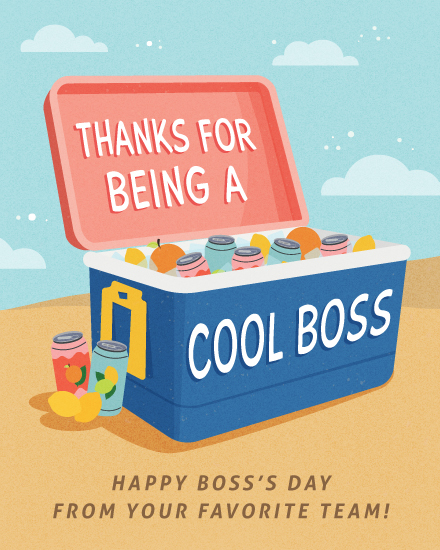 fare well card for boss