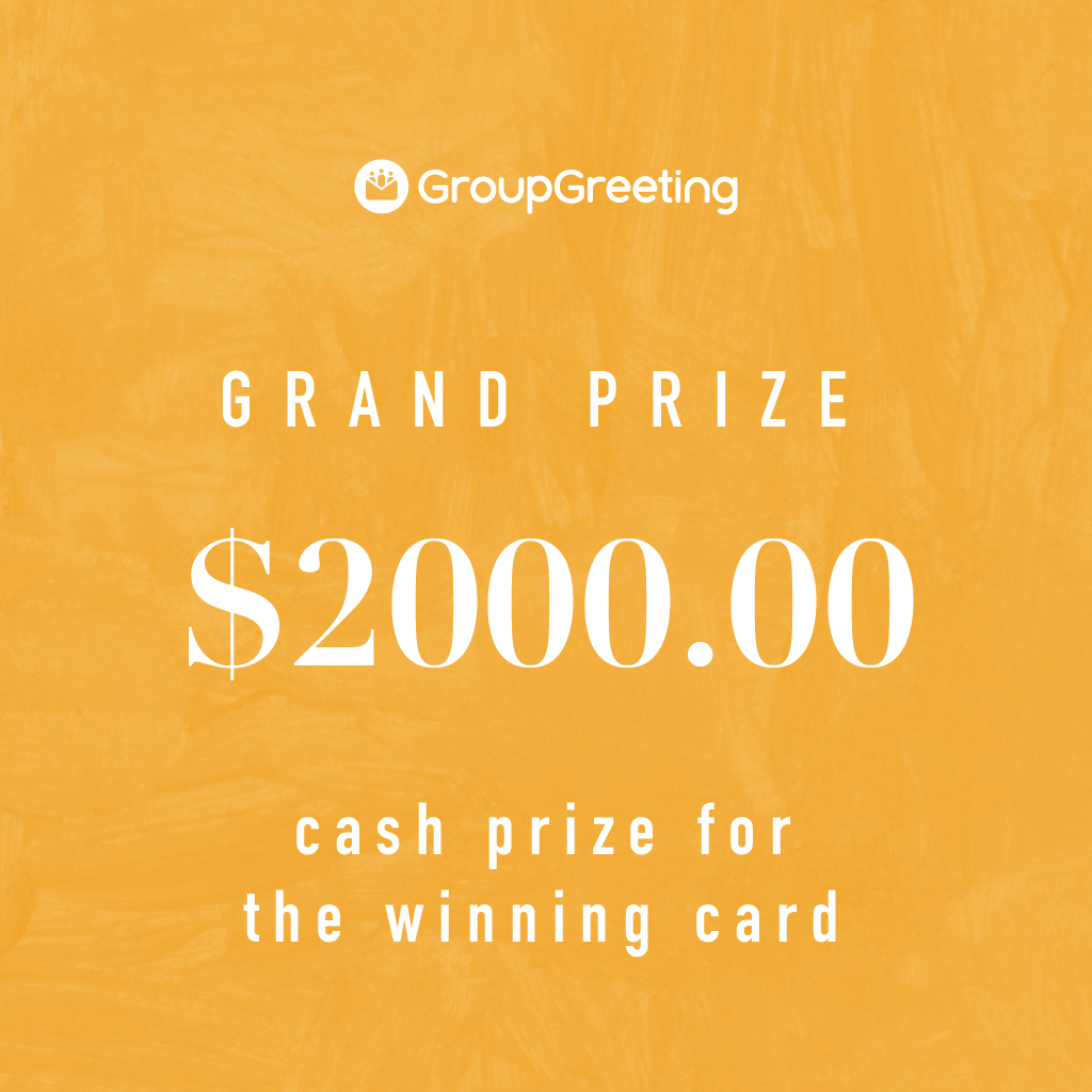 GroupGreeting Design Challenge grand prize