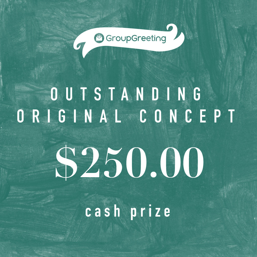 GroupGreeting Design Challenge outstanding original prize