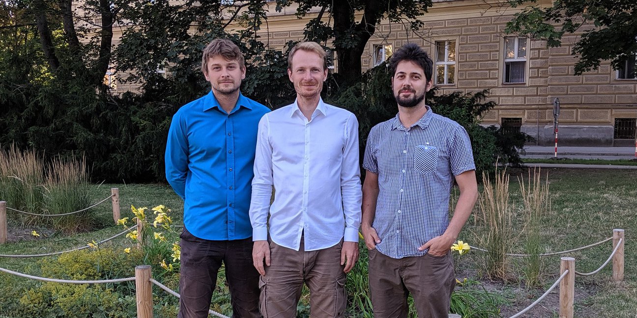 Jiří Řihák, technický a finanční ředitel Ondřej Vild, vedoucí botanik Ondřej Veselý, generální ředitel