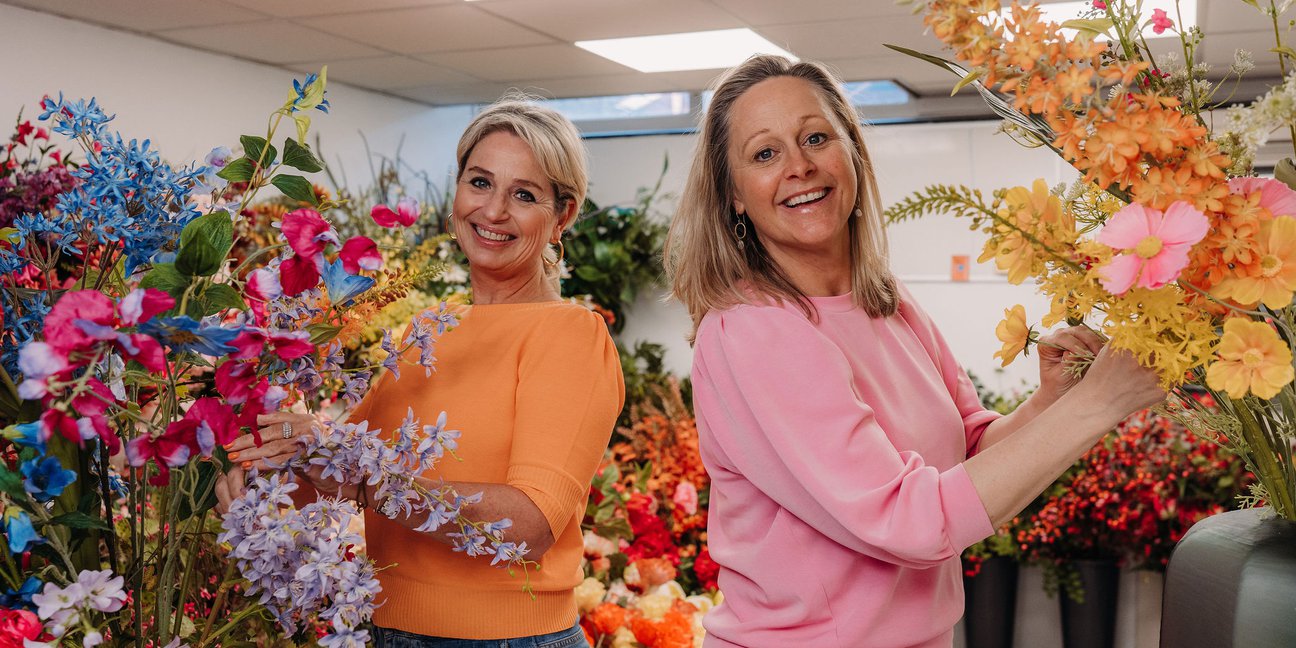 Madeleine en Marjolein van FLOX Flowers