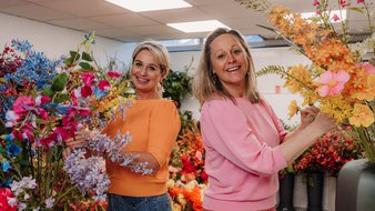 Madeleine en Marjolein van FLOX Flowers