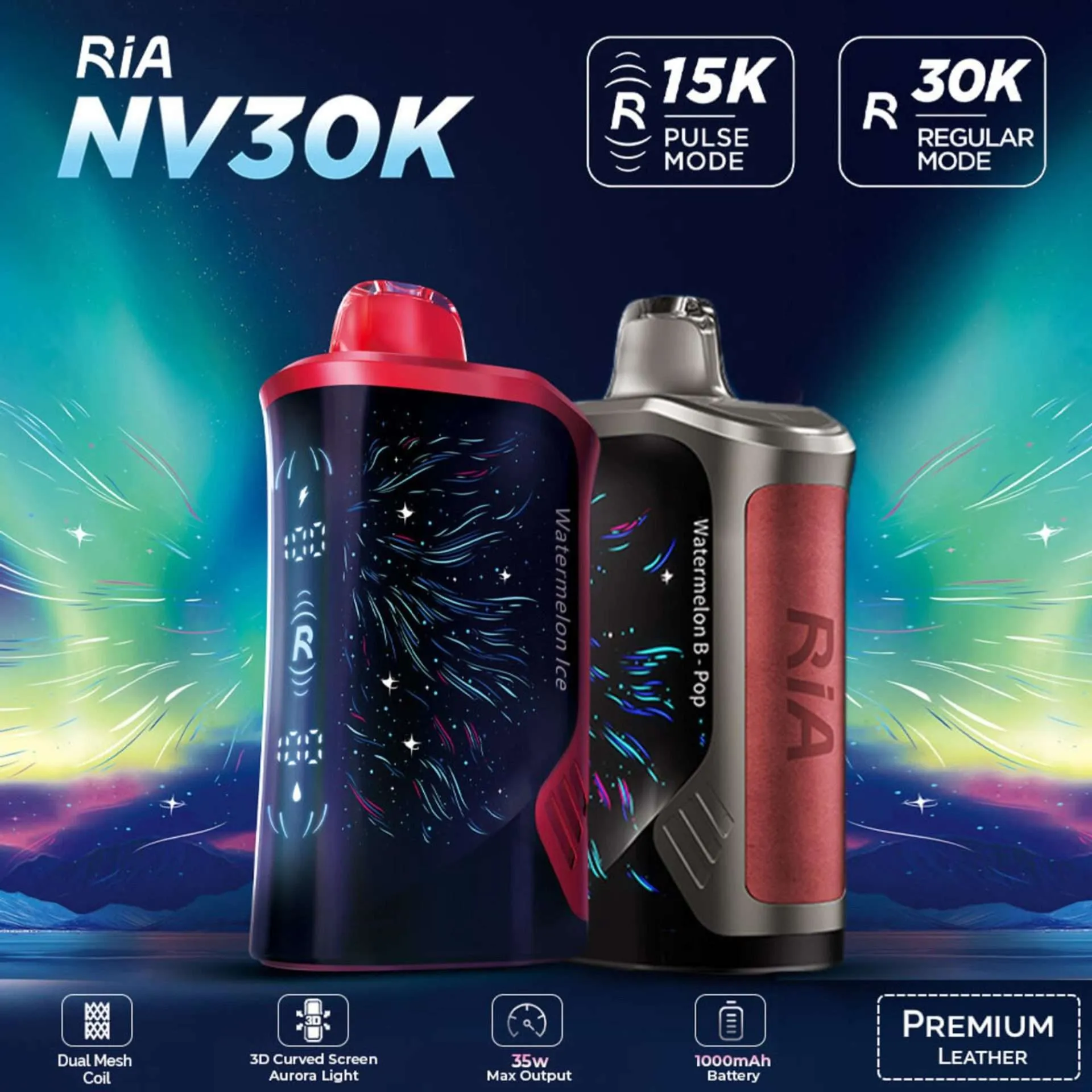 Riva Bar - 30k Puffs - Blue Razz Ice