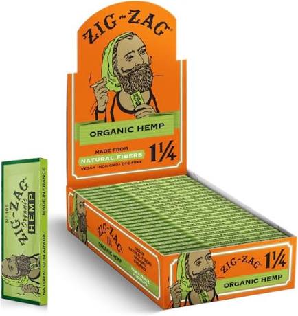Zig Zag - Organic Hemp (Orange and Green)