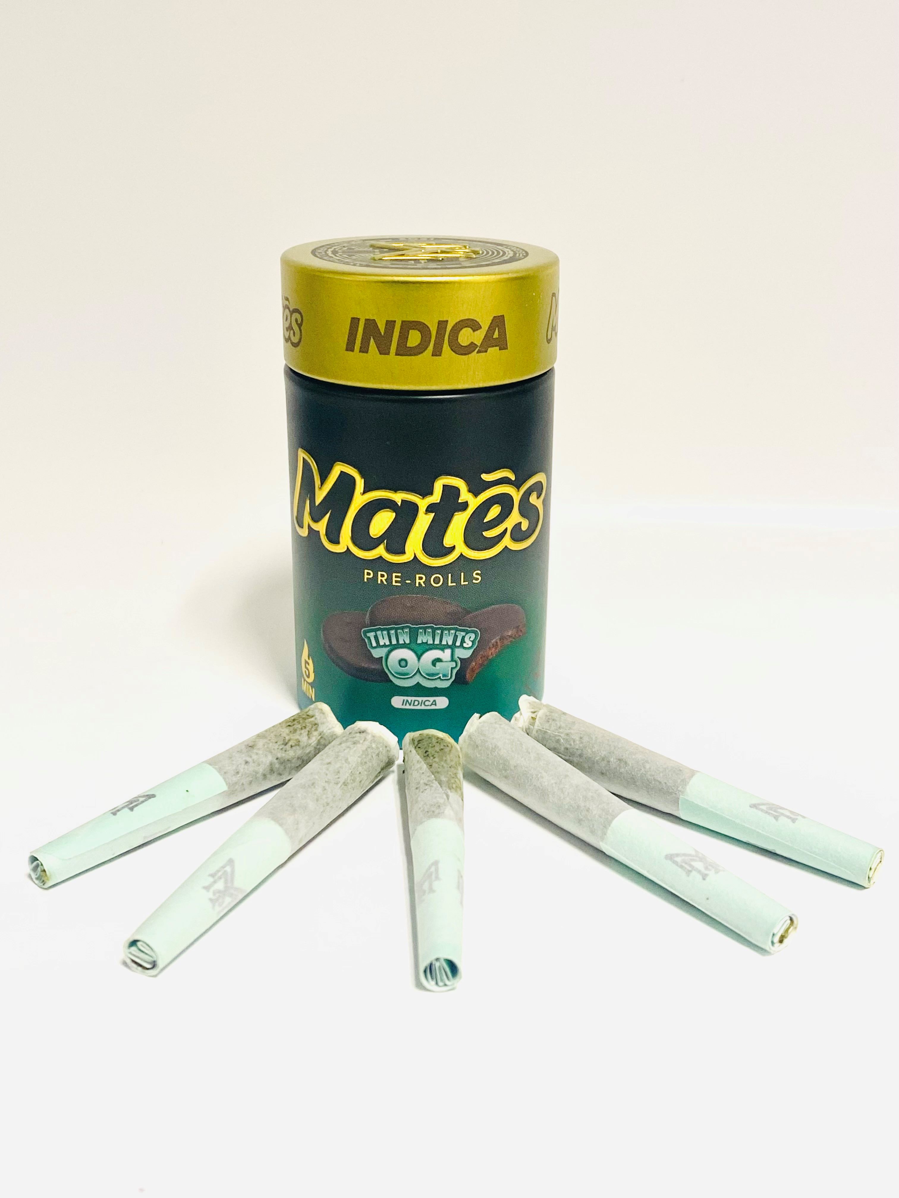 Muha Meds Mates Thin Mints OG (I) 3g 5pk Infused Prerolls 