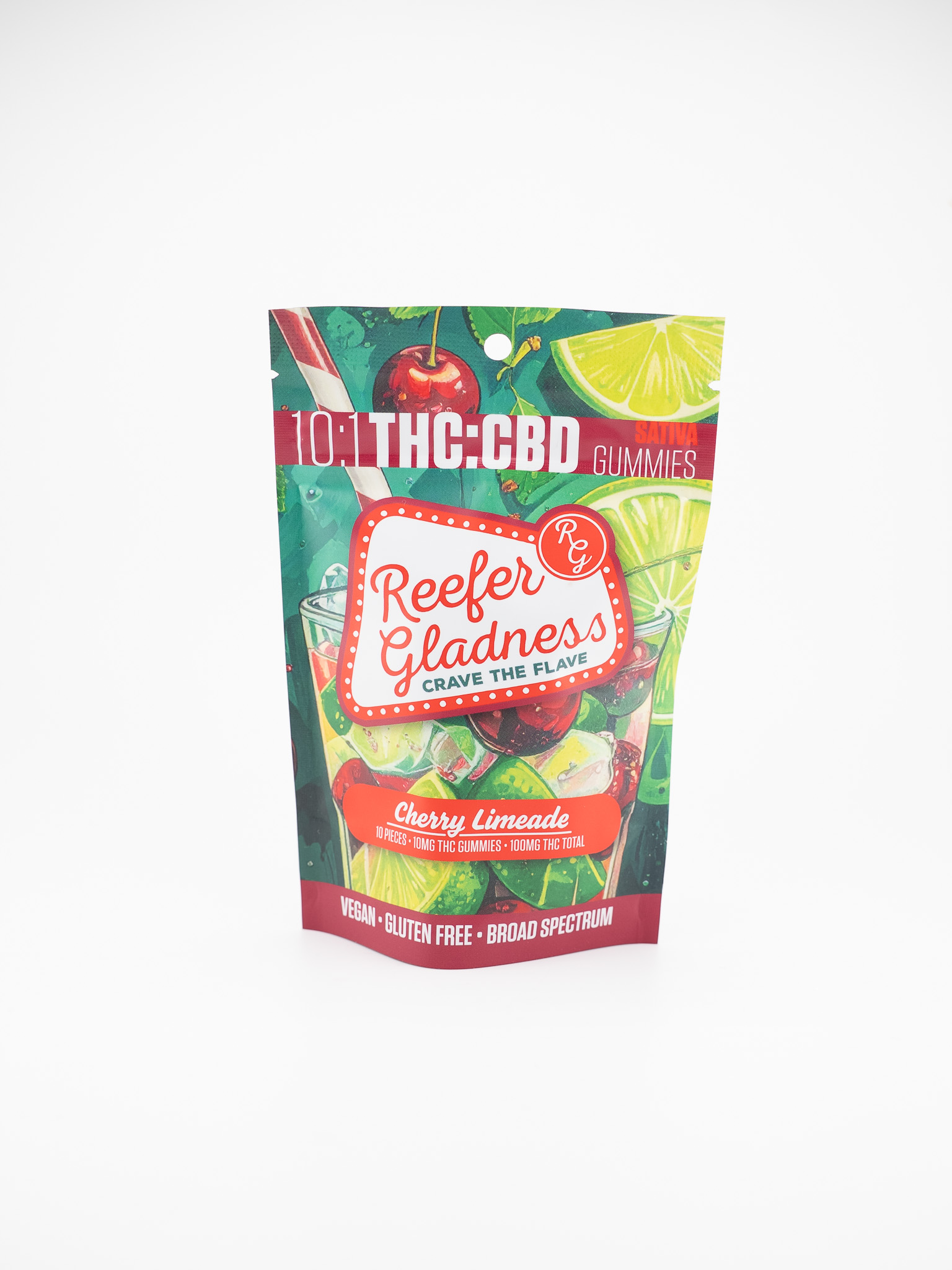 Reefer Gladness Cherry Limeade Gummies (S) 100mg