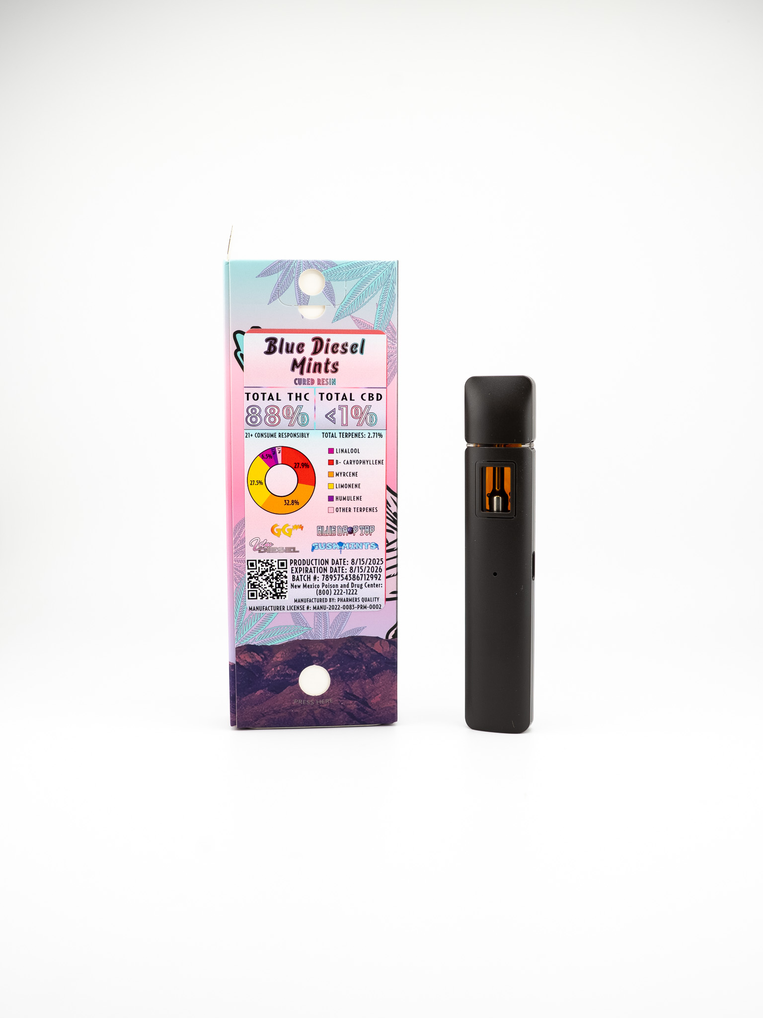 EB Blue Diesel Mints (H) 2g Cured Sauce AIO