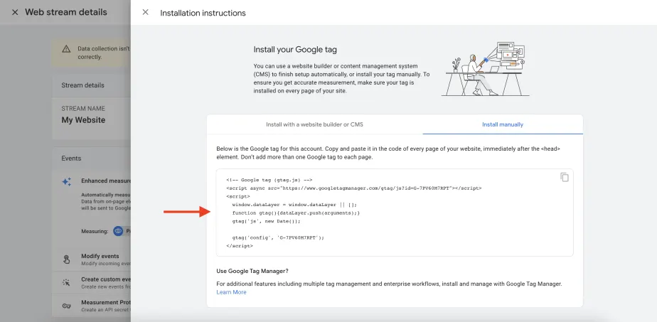 GA4 설정 도우미 태그 관리자 사용