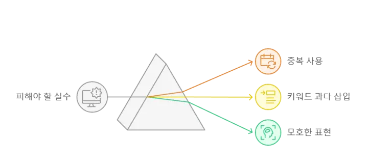 메타디스크립션 (Meta Description) 작성 시 피해야 할 실수