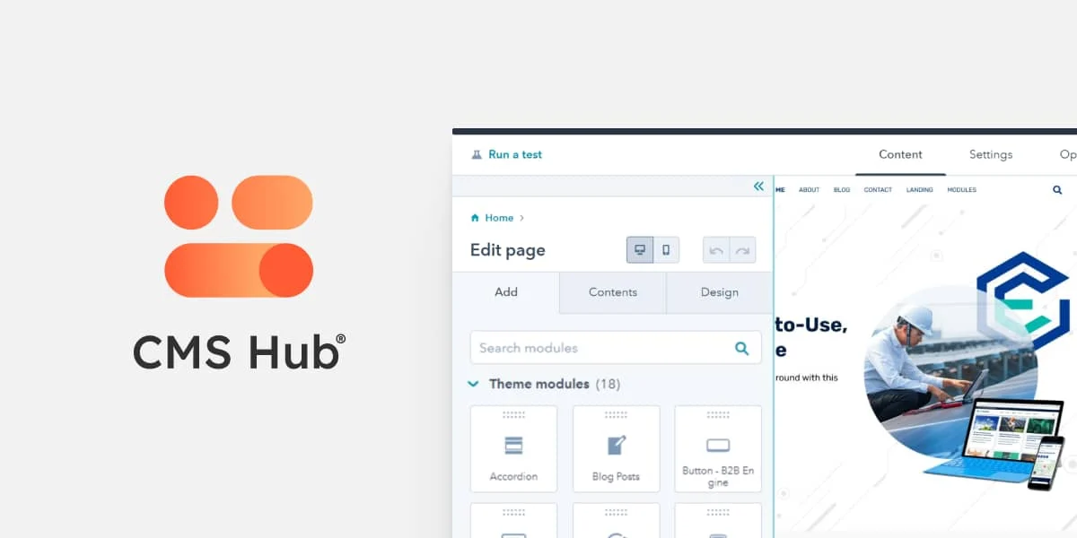 SEO를 위한 웹사이트 CMS 선택 - Hubspot cms hub