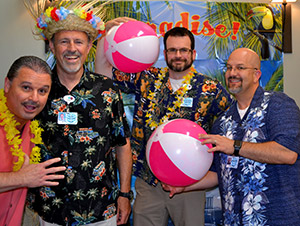 Grace Ridge employees at their Caribbean Day celebration.