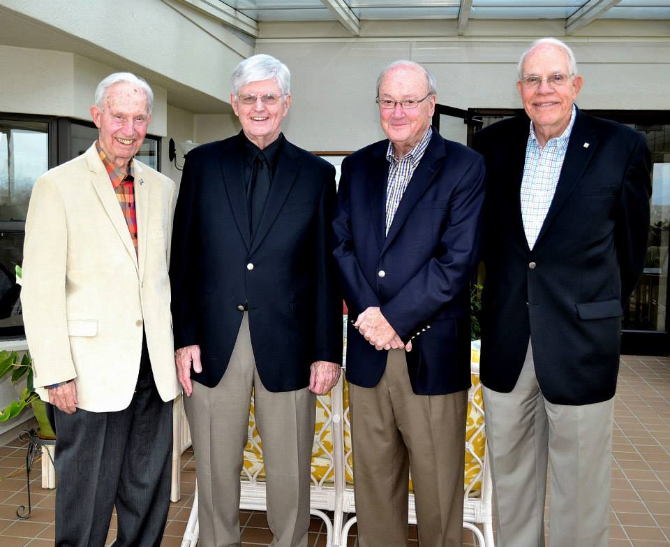 Grace Ridge Retirement Community residents - recipients of Morganton Man of the Year Award