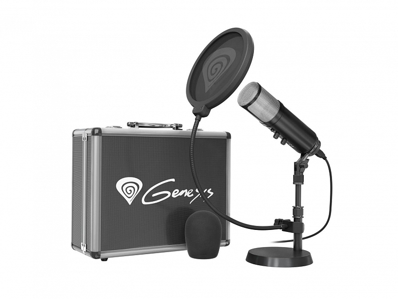 Genesis nový profi mikrofon dodává se stylovým kufříkem