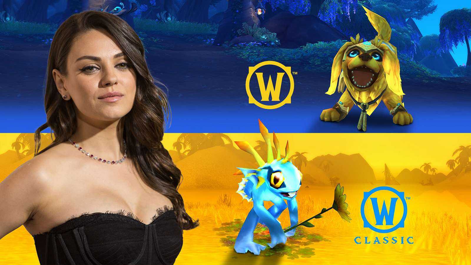 Mila Kunis vyzývá v kampani World of Warcraft k podpoře Ukrajiny