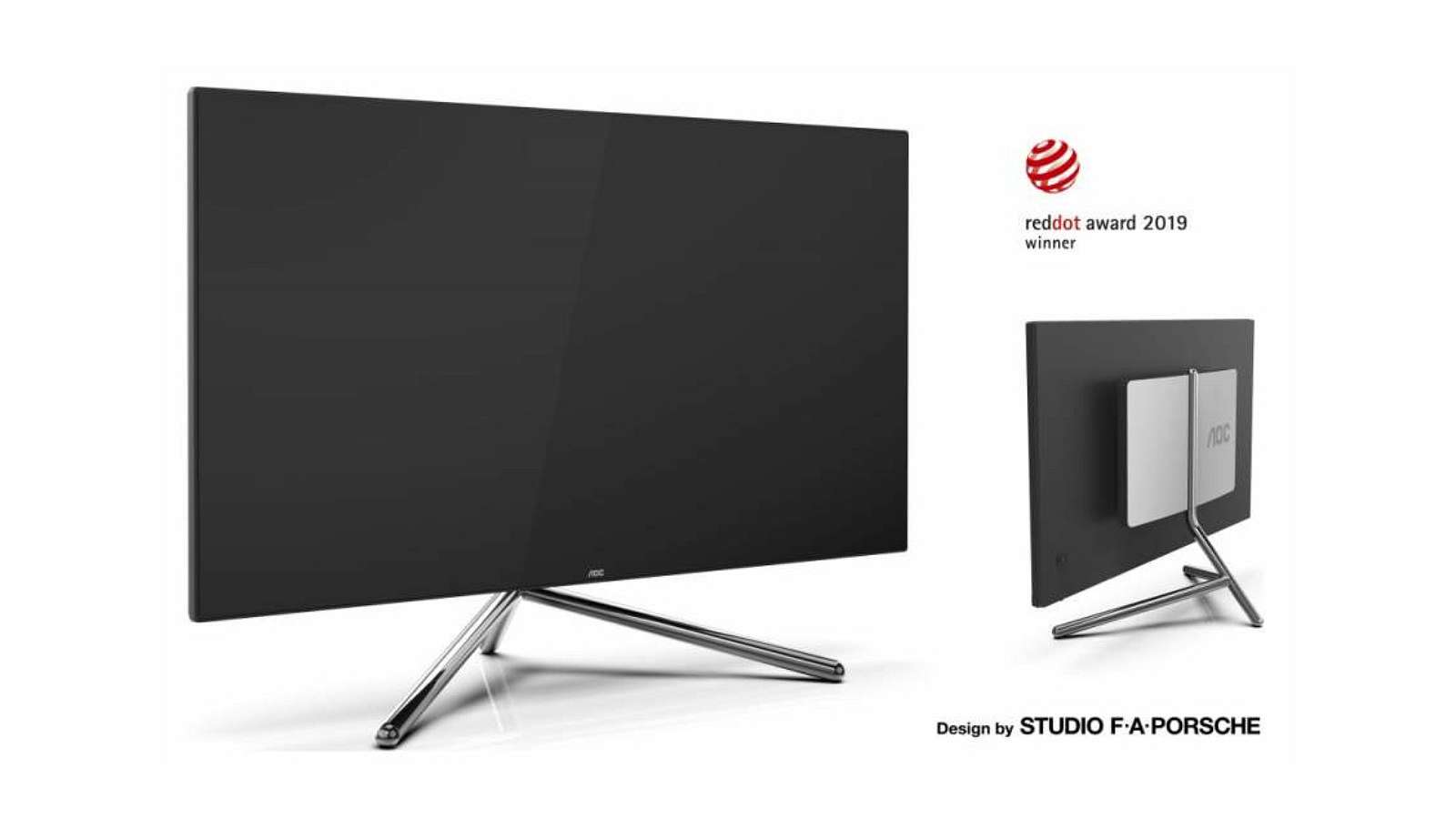 Nové AOC monitory navrhlo Studio F.A. Porsche