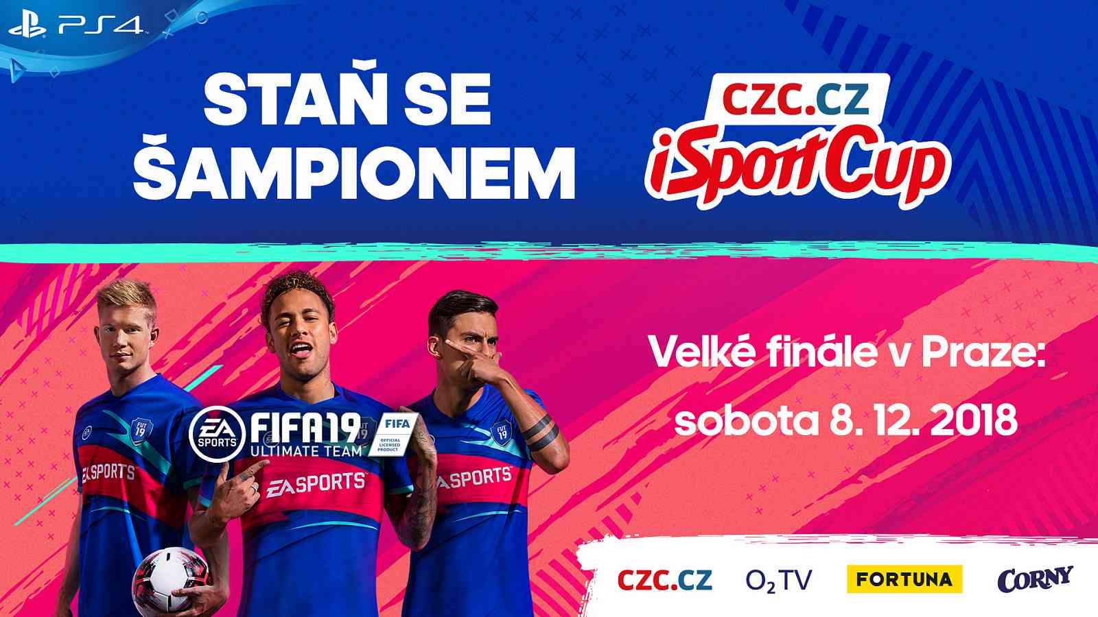 Kdo si zahraje offline finále CZC.cz iSport FIFA 19 Cupu?