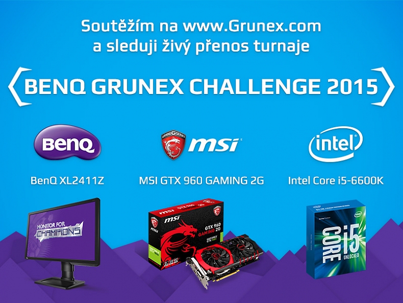 BGCH soutěž o BenQ monitor, MSI grafiku a Intel procesor!