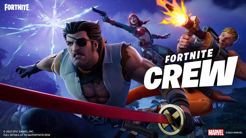 Wolverine jako hlavní tvář srpnového Fortnite Crew!