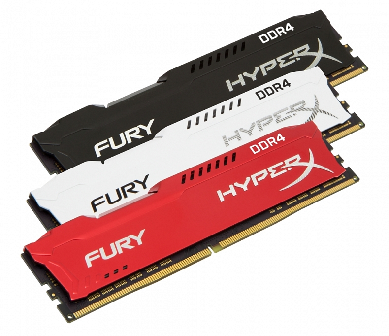 HyperX rozšiřuje nabídku DDR4 pamětí Fury