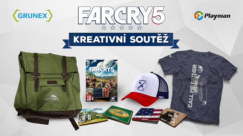 Kreativní soutěž: Vyhrajte stylový Far Cry 5 merch - batoh, trička a další