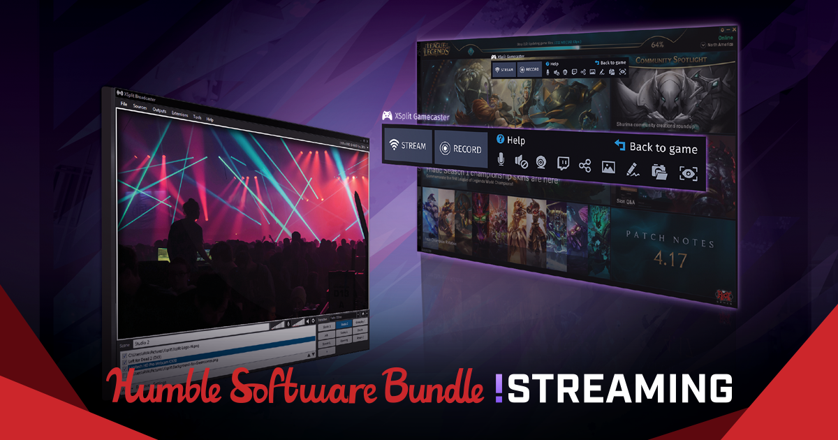 Humble Software Bundle pro streamery